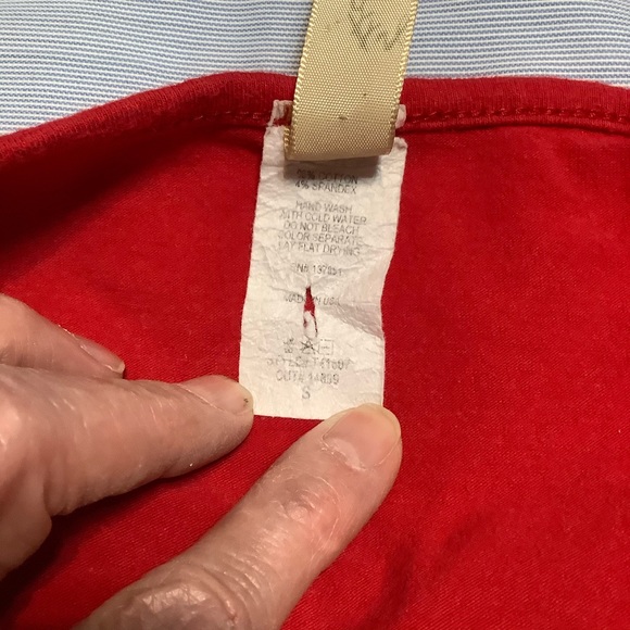 Scotty Red Leotard Style Top - Picture 5 of 5